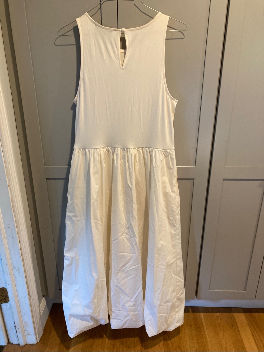 LOFT Cream Tank Maxi Dress - Picture 7 of 8